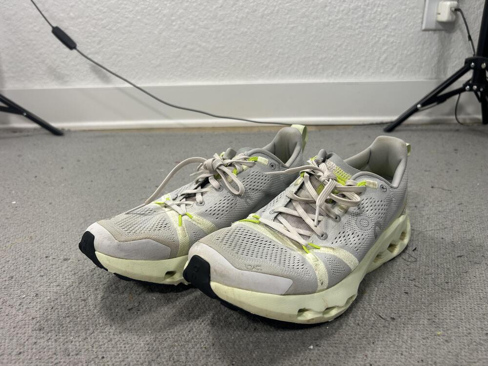 On CloudTec Phase Shoes Women Size 9 Gray Running Cushioned Road Sneaker Mesh